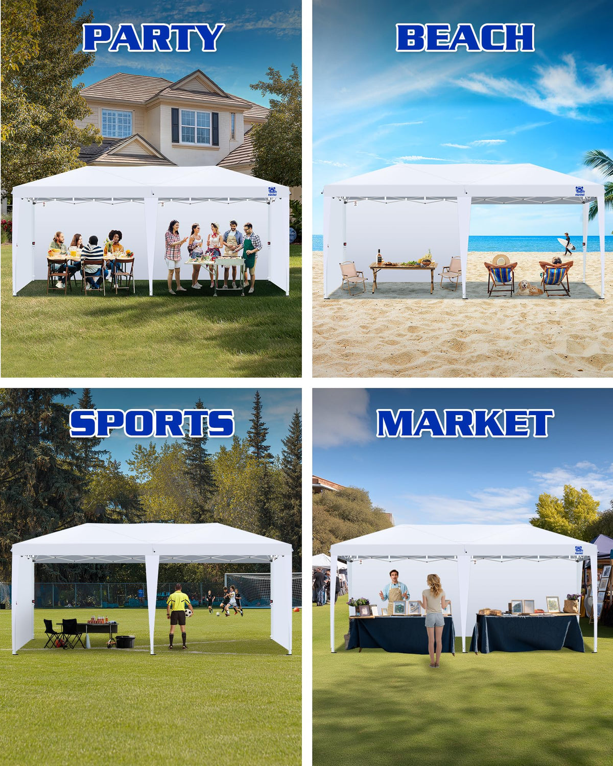 Fanpat durable high-density polyester with PU coating for outdoor use