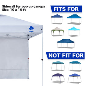 FANPAT white sidewalls arranged for a clean, professional setup