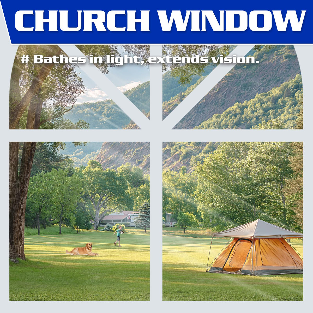 Fanpat weatherproof 210D Oxford fabric provides durable outdoor protection