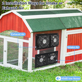Fanspex Solar 2 Fan Kit operates across wide temperatures from -13°F to 140°F.