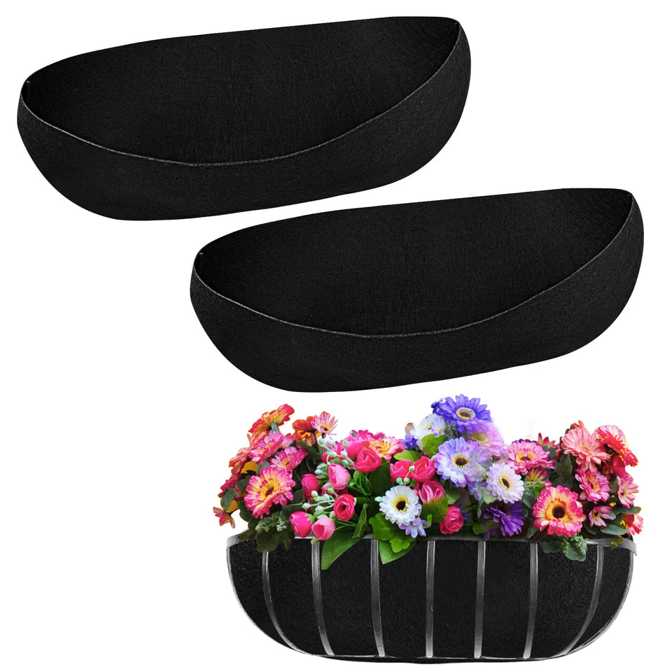Fantang 24-inch window box liner folded for quick installation.