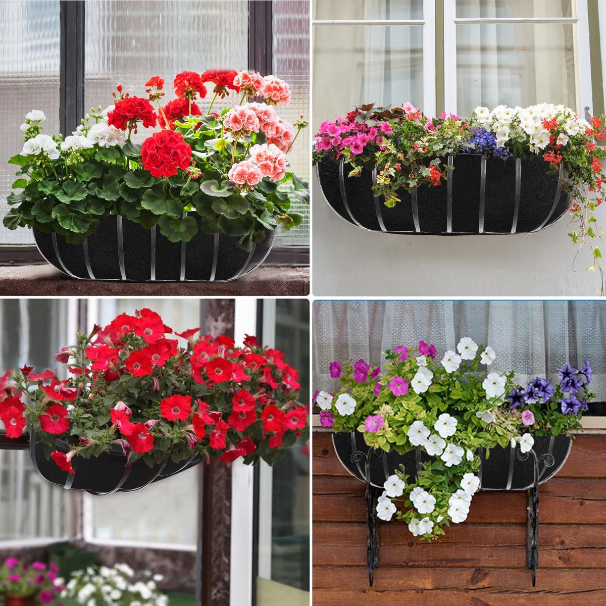 Fantang indoor-outdoor liner enhances patio and balcony planting.