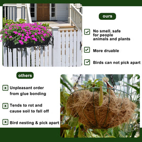 Fantang non-woven liner moisture-control helps keep soil evenly moist.