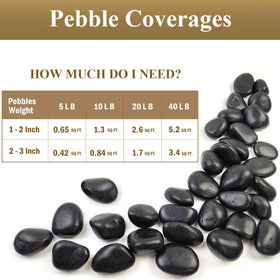 FANTIAN black pebbles outdoor paving for durable, rustic pathways.