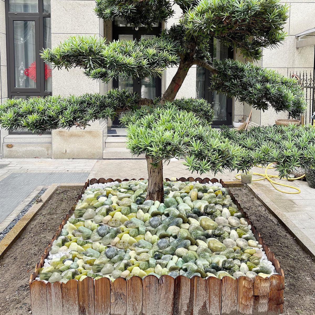 FANTIAN Jade rocks fountain edge add elegant finishing touch