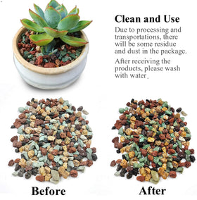 Green zeolite particles in FANTIAN mix enhancing aeration