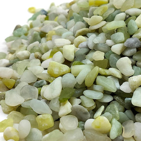 FANTIAN Jade Pebbles safe, natural stone décor for succulents, cacti, and hollow arrangements