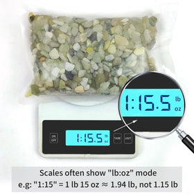 FANTIAN jade rocks 2 lbs pack for versatile decor and drainage in pots