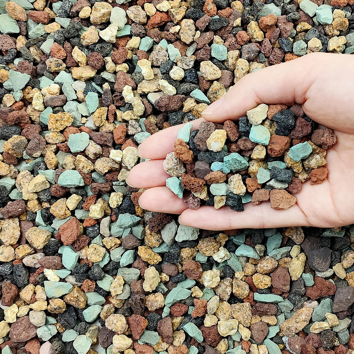 FANTIAN lava rock 5-8mm gravel supports airflow and prevents waterlogging.