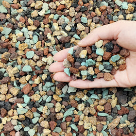 FANTIAN lava rock 5-8mm gravel supports airflow and prevents waterlogging.