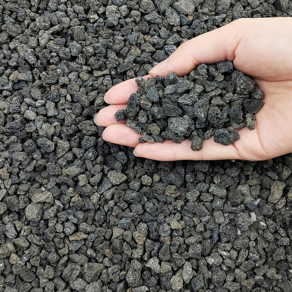 FANTIAN lava rocks 5-8mm close-up for durable drainage in pots.
