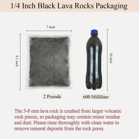 FANTIAN lava rocks top-dressing for succulents and cacti.