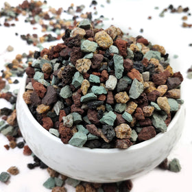 FANTIAN multi-use soil amendment improves media for succulents and bulbs.