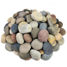 FANTIAN 10lb river rocks for landscaping with natural color and weed suppression