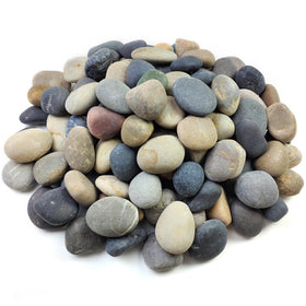 FANTIAN river rocks 20lb bag, 2-3 inch pebbles for outdoor landscaping