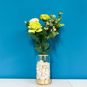 FANTIAN pebbles provide fairy garden charm with natural color variation.