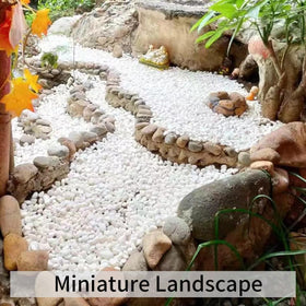 FANTIAN white river rocks used in an aquarium decoration setup
