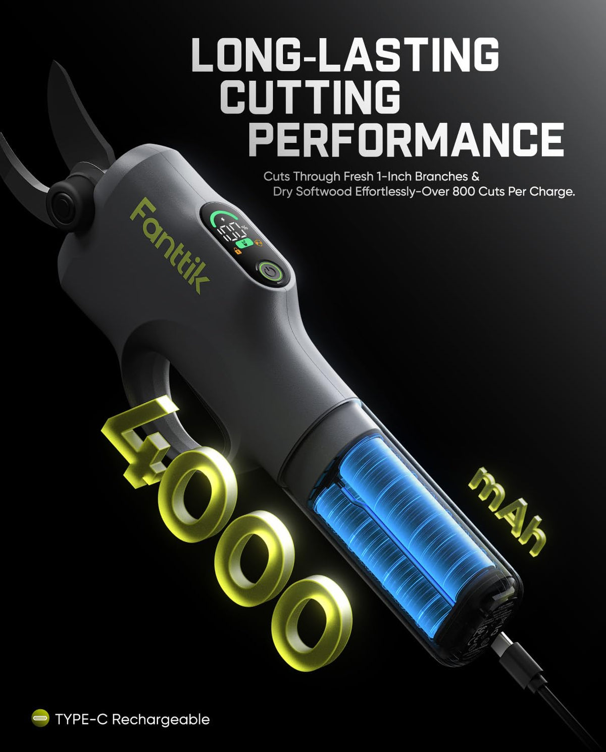 Fanttik Y10 Pro quick blade swap system reduces downtime between tasks.