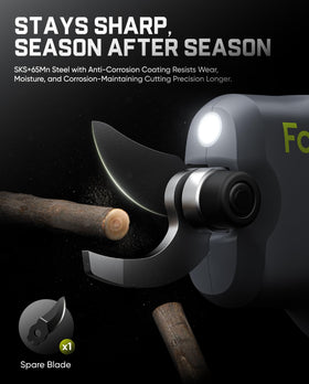 Fanttik Y10 Pro SK5 and 65Mn blades stay sharp with anti-rust coating.