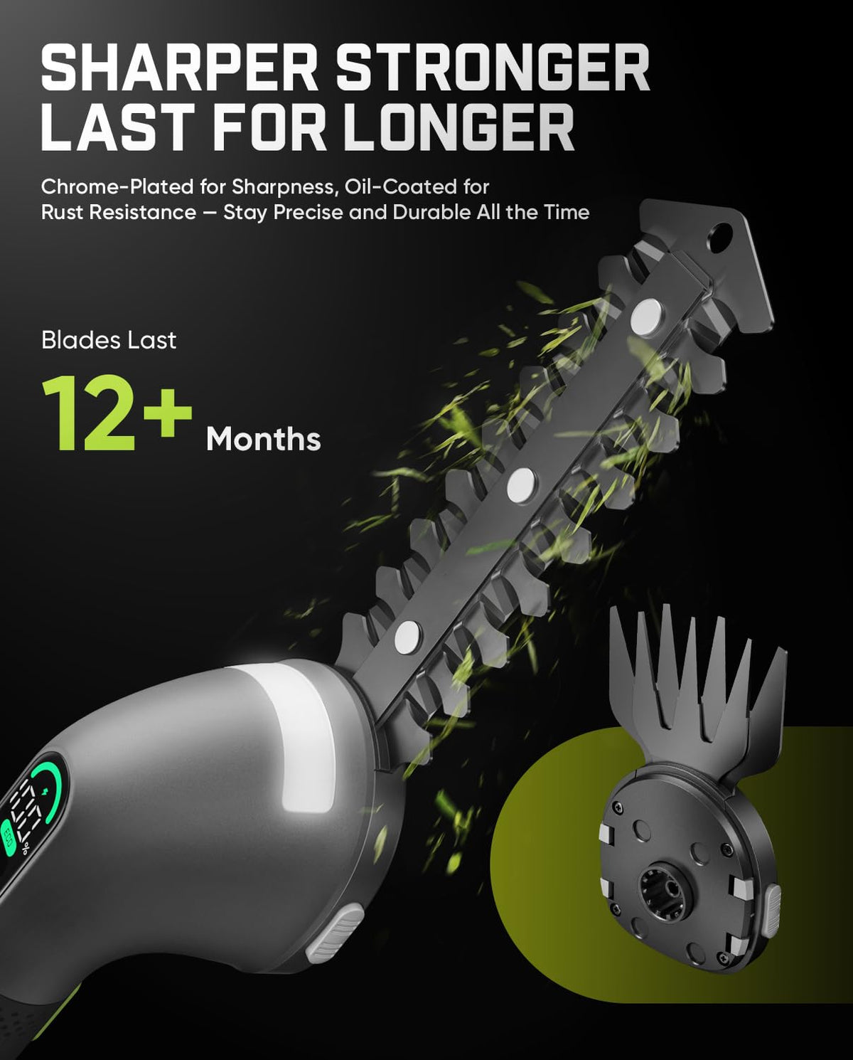 Fanttik Z10 Pro 3-5-inch grass shear for precise lawn edging.