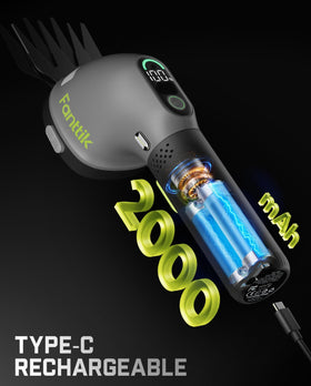 Fanttik Z10 Pro quick dual-swap enables rapid grass or shrub trimming.