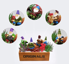 FANWNKI meditation gnome promotes peaceful garden moments