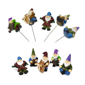 FANWNKI gnome figures for plant pots add playful character