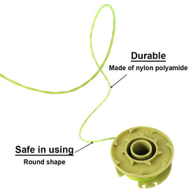 Faracent ABS spool with durable nylon line for heavy-duty trimming