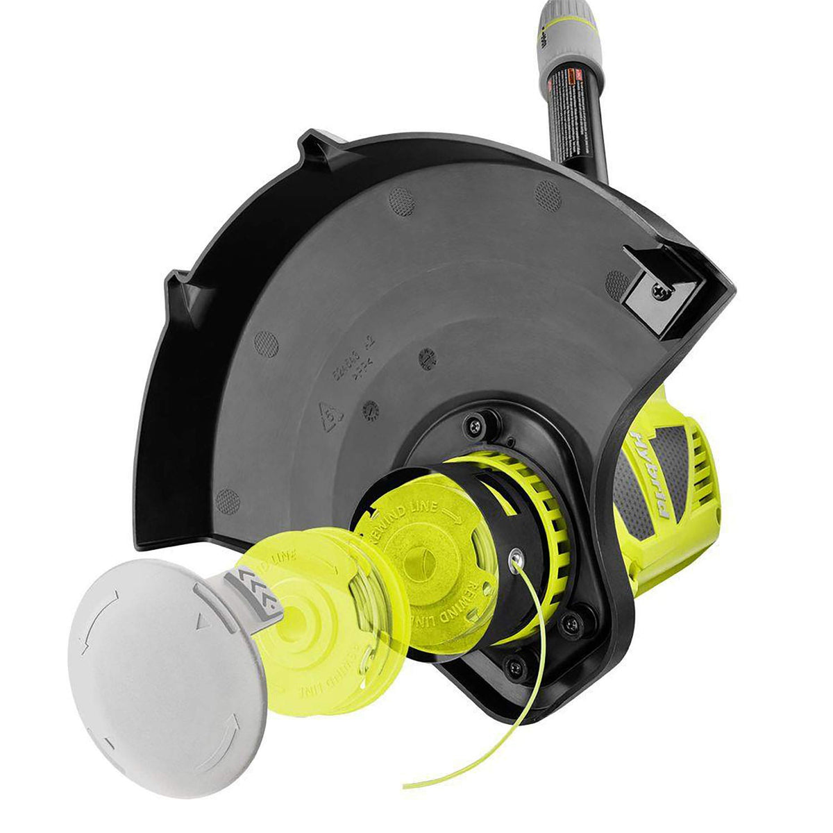 Faracent yard trimming near fences and edges with this spool