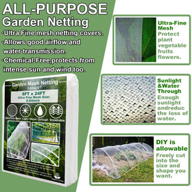 FARAER 0.8mm x 1mm mesh close-up showing breathable plant protection