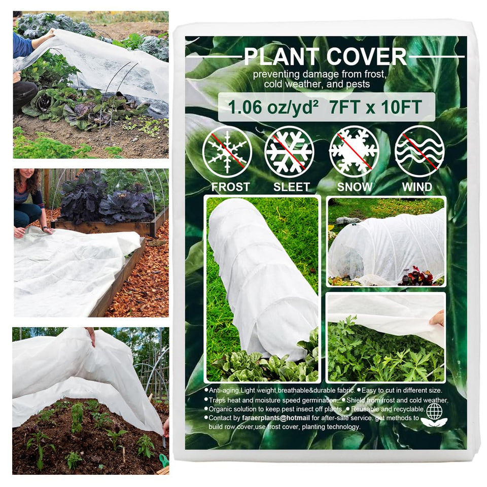faraer plant cover 7x10ft frost protection for vegetable beds