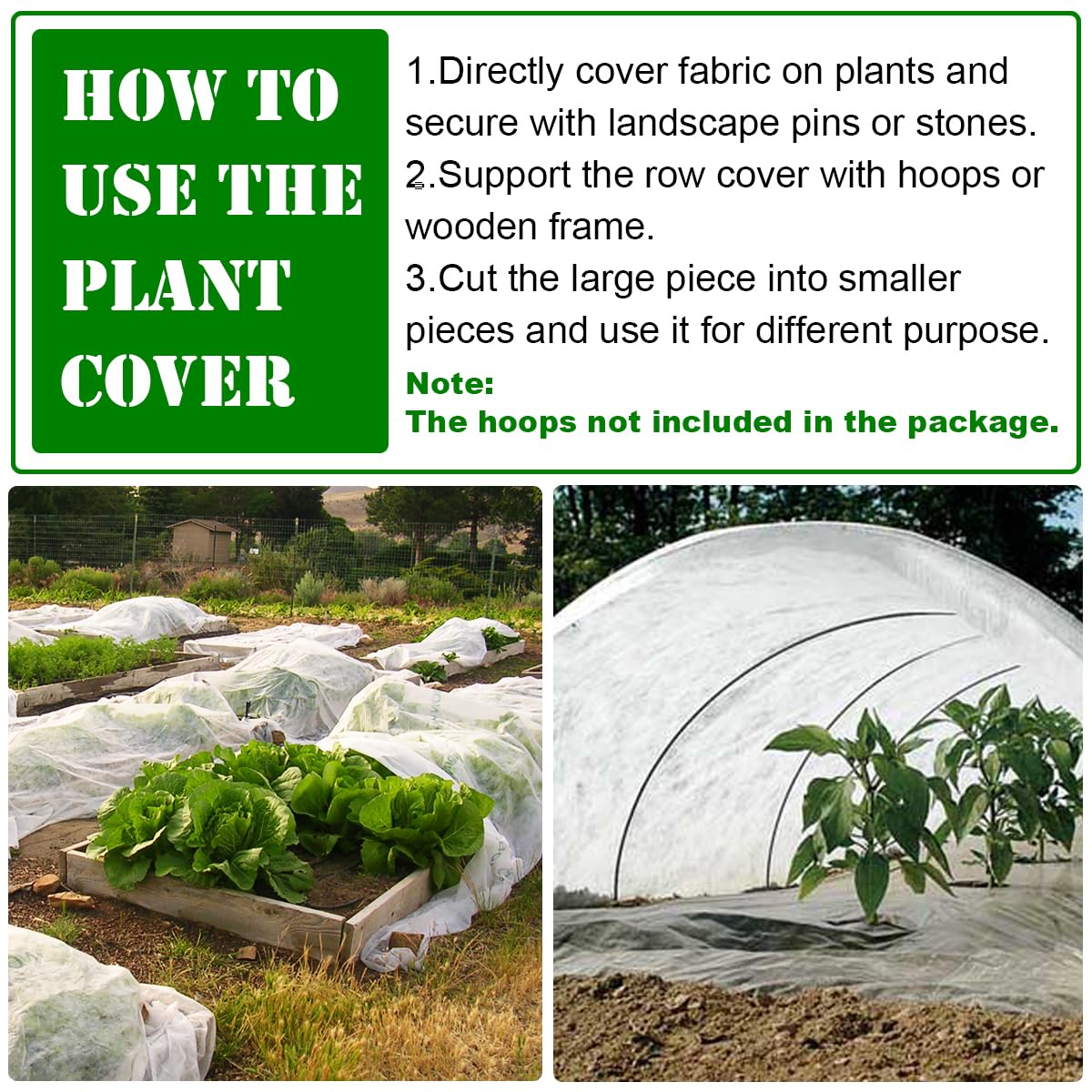 faraer plant cover windbreak protects young transplants during cold weather