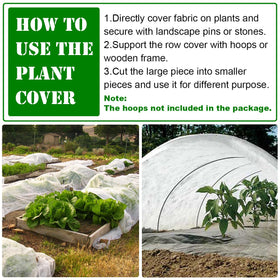 faraer plant cover windbreak protects young transplants during cold weather
