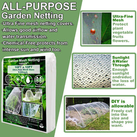 FARAER plant covers see-through mesh allowing air water and light for healthy growth