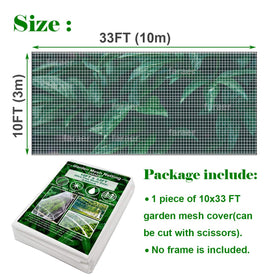 Durable, stabilized PE mesh from FARAER stands up to seasonal use.