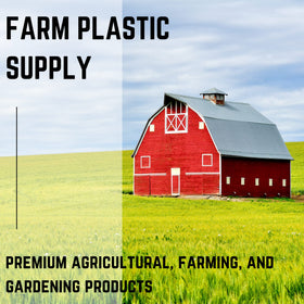 Farm Plastic Supply clear greenhouse film protects crops while letting light through.