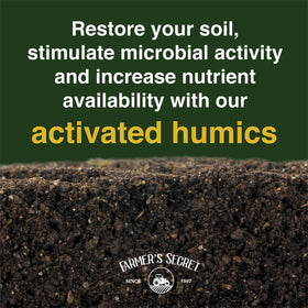 Healthy soil texture after Farmer's Secret application