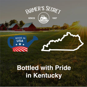 Kentucky-bottled Farmer's Secret Spring Booster highlights local production pride