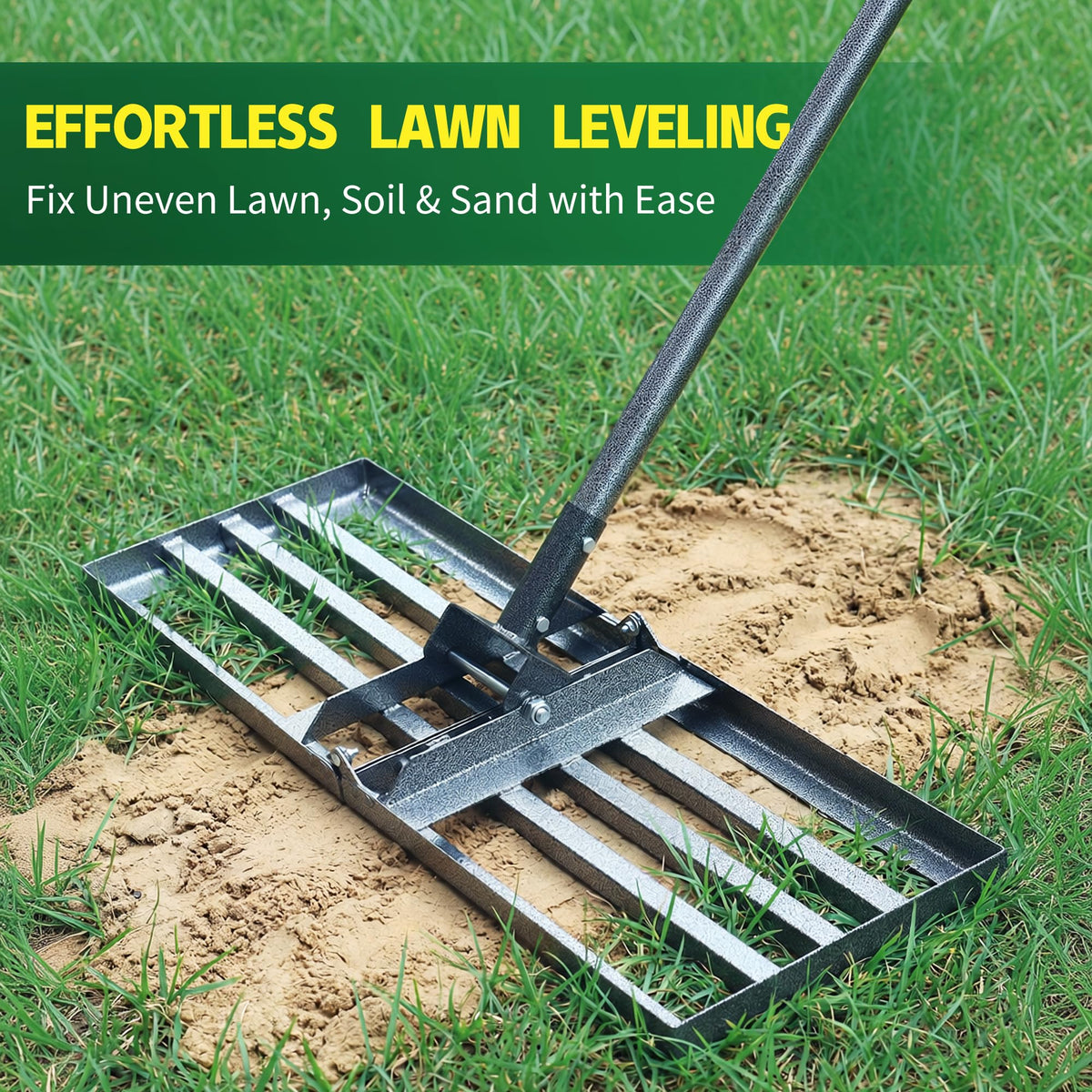 FARMHOLYCOWKING lawn leveling rake heavy-duty construction highlights durability