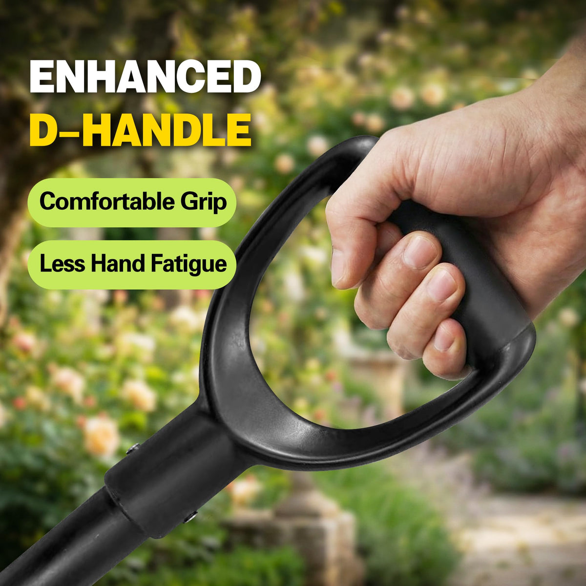 FARMHOLYCOWKING orange garden fork adds visibility during yard tasks