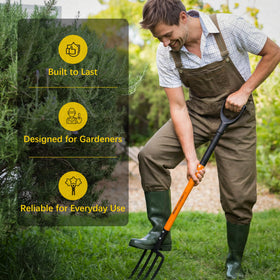 FARMHOLYCOWKING raised-bed gardening tool for seasonal soil prep