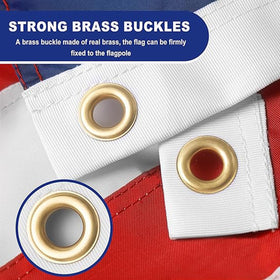 FARQIO US Flag 3x5 features quick-dry UV coating to keep colors bright.