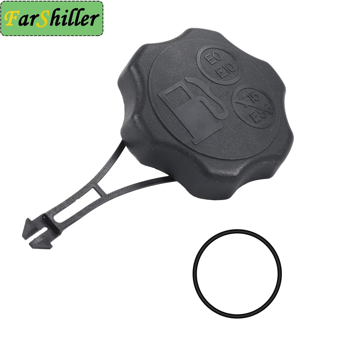 Replacement fuel cap designed for B&S, Toro, Craftsman mowers.