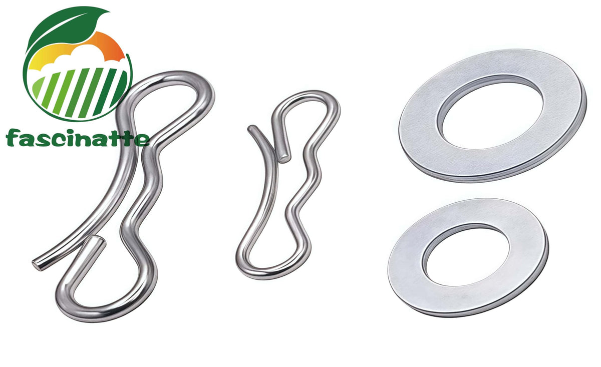 Fascinatte 194209 bow-tie cotter pin reinforces safety and stability.
