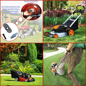 Fascinatte 25mm center hole size for modern mower blades.
