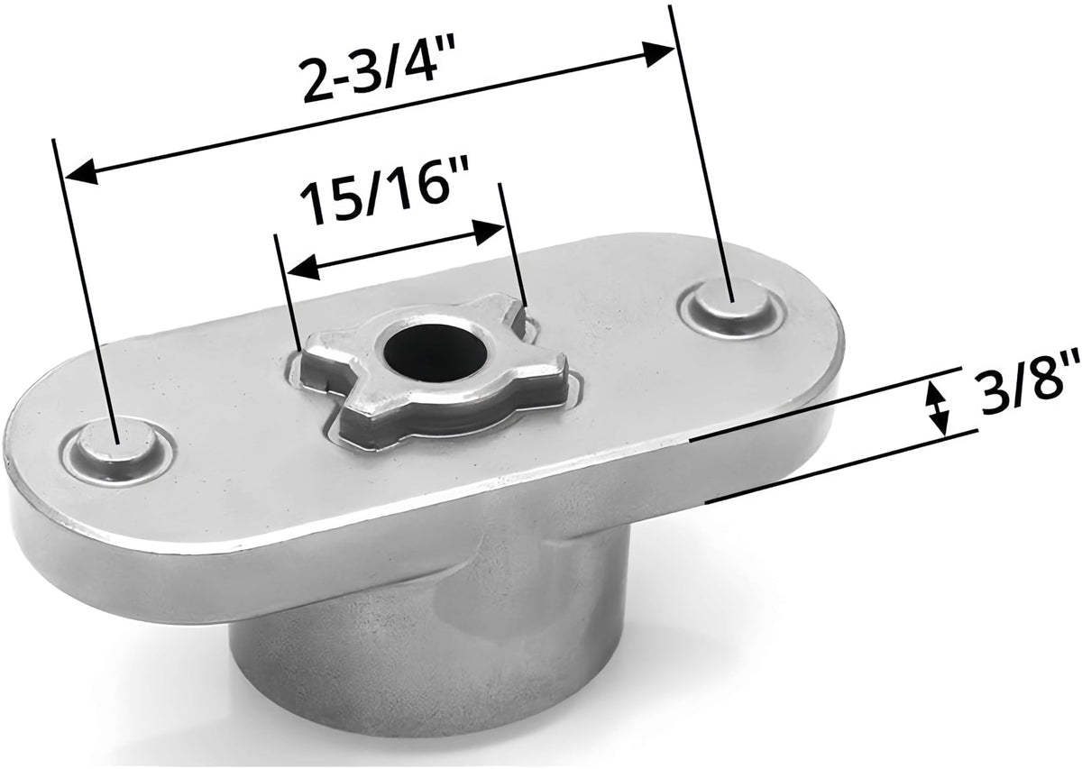 Fascinatte 748-0376E adapter fits multiple mower brands for broad compatibility.
