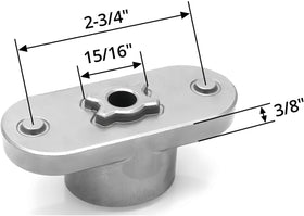 Fascinatte 748-0376E adapter fits multiple mower brands for broad compatibility.