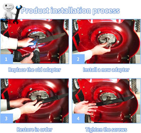 Fascinatte center-hole guide helps confirm 23mm or 25mm size before install.