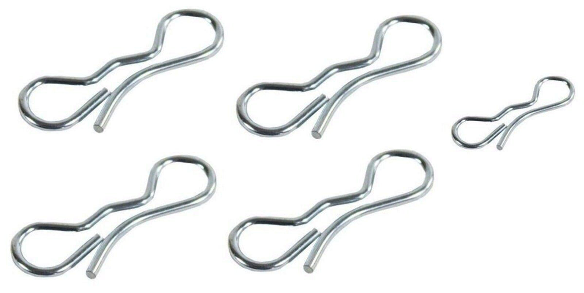 Fascinatte bow-tie deck clip set secures mower deck components for Craftsman, Husqvarna, Sears, and Poulan.
