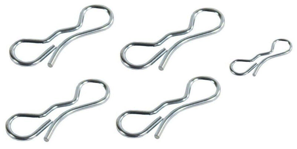 Fascinatte bow-tie deck clip set secures mower deck components for Craftsman, Husqvarna, Sears, and Poulan.